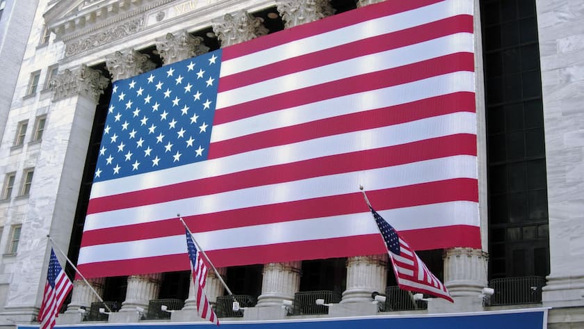 The New York Stock Exchange in New York.