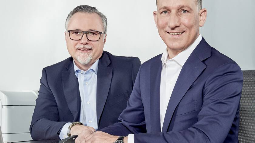 Stefan Blum und Marcel Fritsch, Portfoliomanager des Bellevue Medtech & Services Fonds bei Bellevue Asset Management