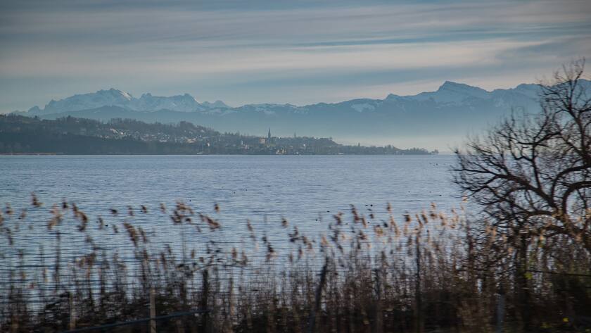 Blick auf Uetikon am See.