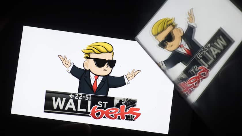 Das Logo des Reddit-Forums WallStreetBets.