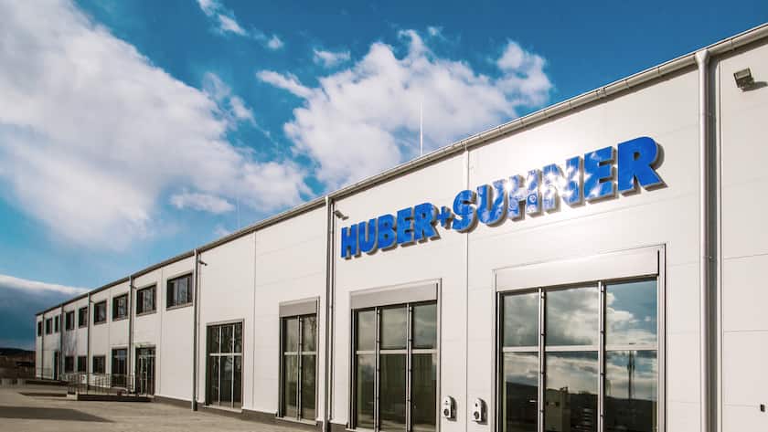 Produktionsstätte von Huber+Suhner.