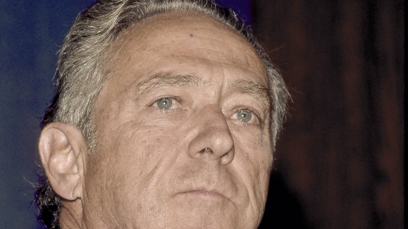 Rainer E. Gut während eines Aufenthaltes im National Press Club in Washington D.C. im Juni 1997.