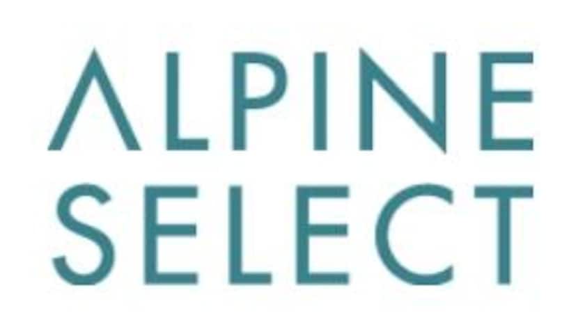 Das Logo der Beteiligungsgesellschaft Alpine Select.