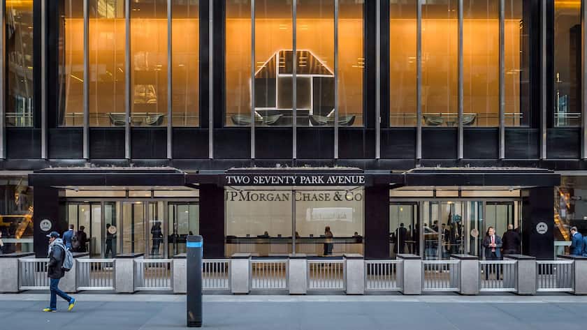 Die Zentrale von JPMorgan in New York.