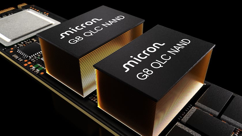 Ein NAND-Chip von Micron Technologies (2025).