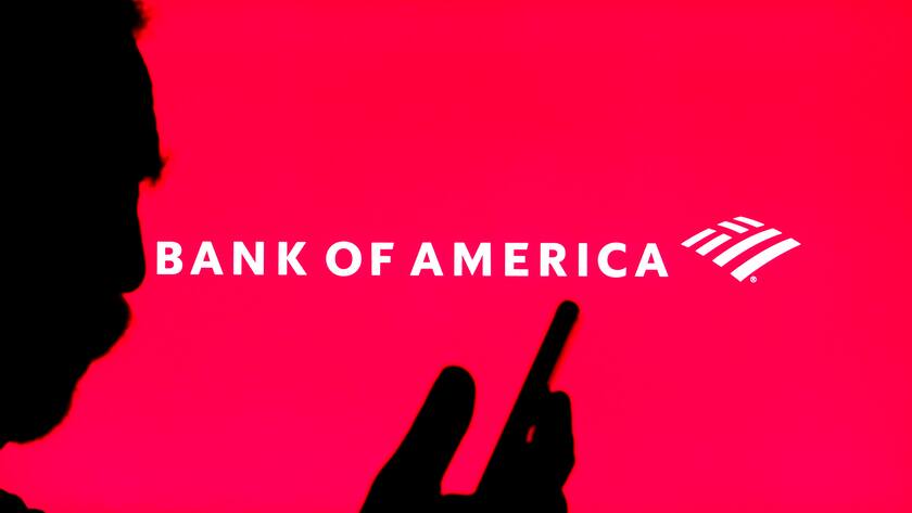 Das Logo der US-Grossbank Bank of America.