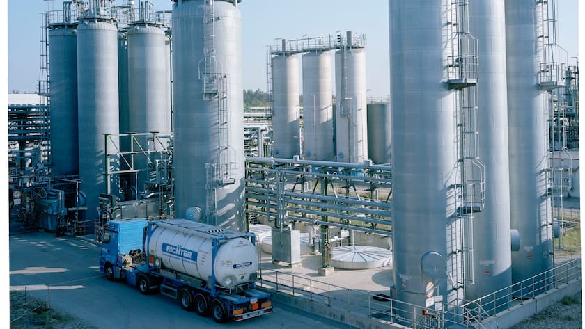 Clariant-Produktionsstätte in Gendorf, Deutschland (2016).