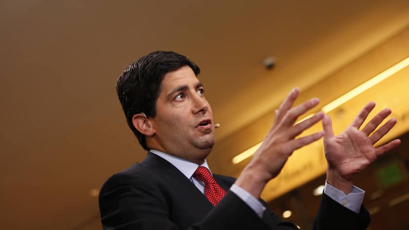 Kevin Warsh in einem Interview mit Bloomberg Television.