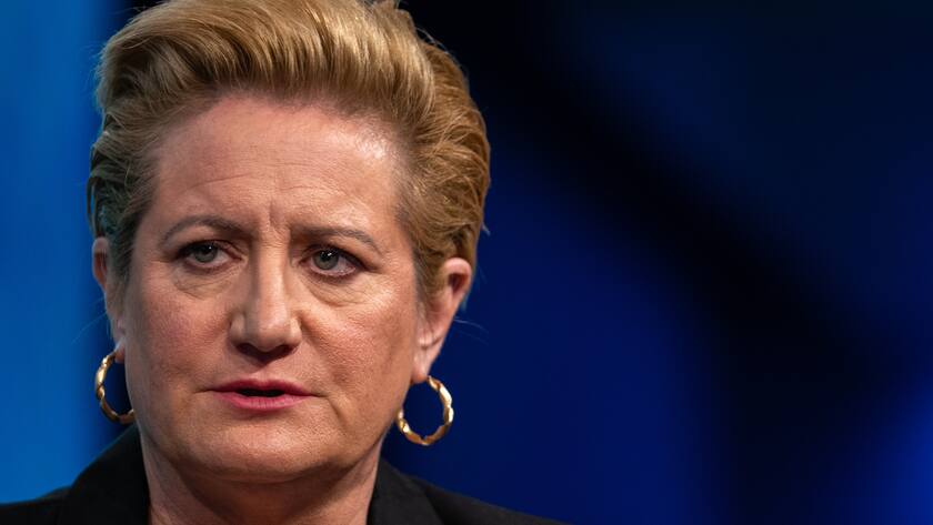 Anne Walsh, Chief Investment Officer von Guggenheim Partners Investment Management, während der Veranstaltung von Bloomberg Invest in New York.