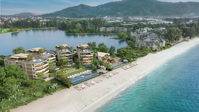 Luxusüberbauung Oceanus von Banyan Group Residences in Bang Tao, Phuket, Thailand.
