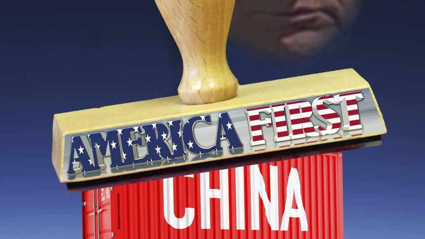 Symbolbild: China droht Trump mit Gegenmassnahmen für Zollerhöhung