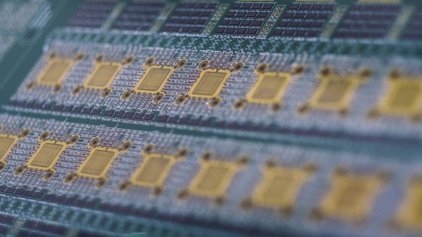 Schaltboard mit Chips von Taiwan Semiconductor.