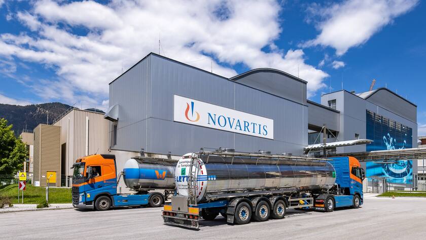 Produktionsstandort von Novartis im österreichischen Kundl.