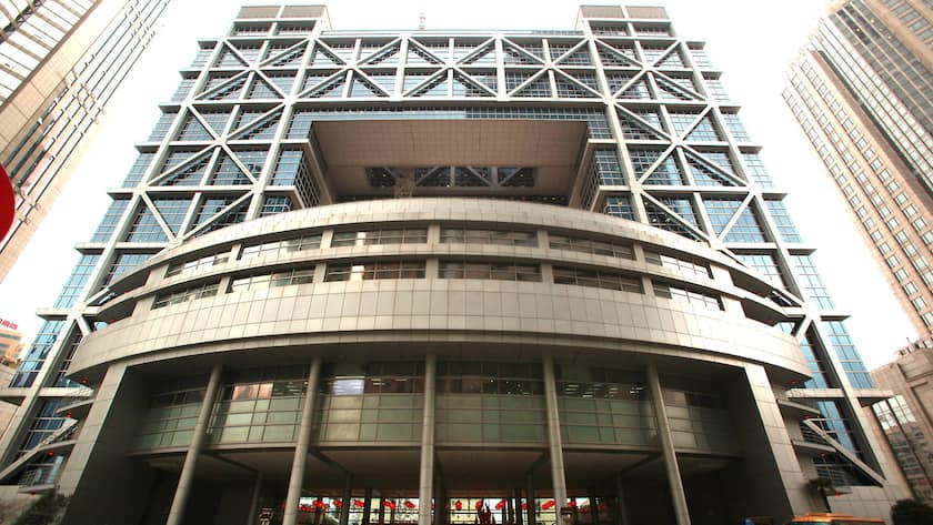 Gebäude der Shanghai Stock Exchange.