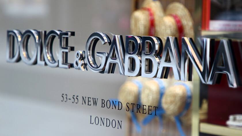 Dolce & Gabbana in der Bond Street in London.