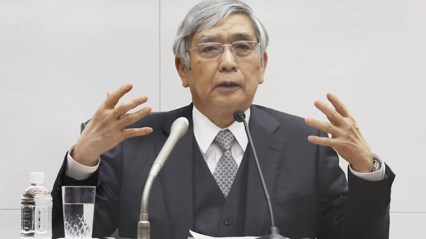 Haruhiko Kuroda, Chef der japanischen Notenbank.