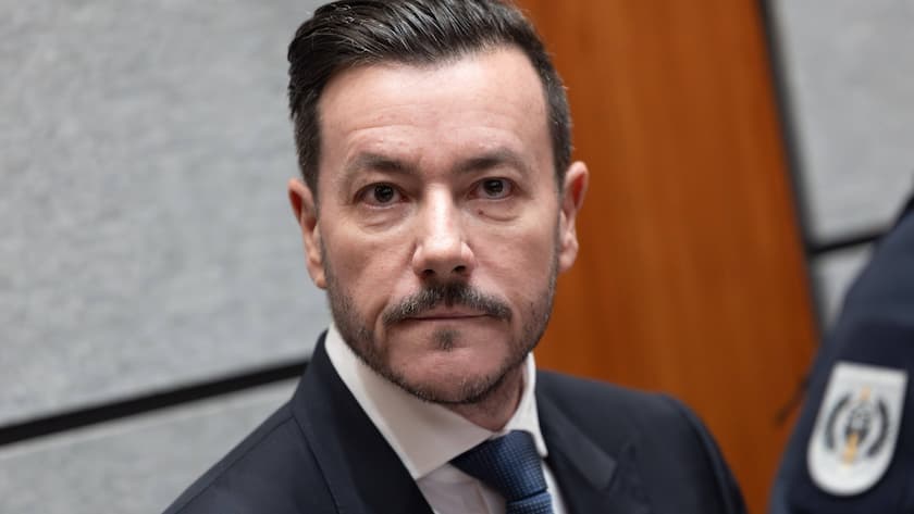 Rene Benko vor einem Gericht in Innsbruck (Oktober 2025).