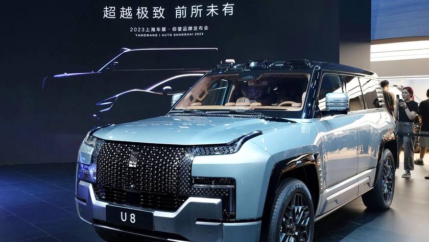 Autosalon in Shanghai: BYD enthüllt seinen luxuriösen Elektro-SUV YangWang U8