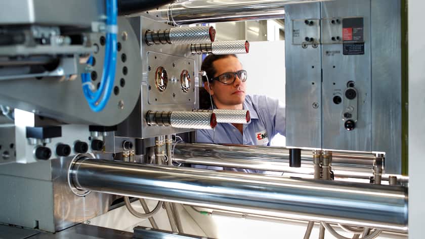 Mitarbeiter von Ems Chemie.