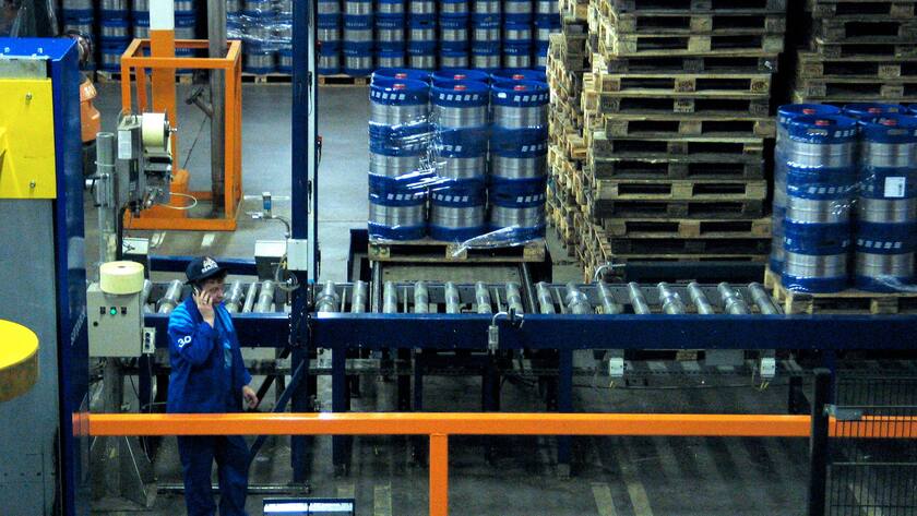 Die Baltika-Brauerei in Sankt Petersburg.