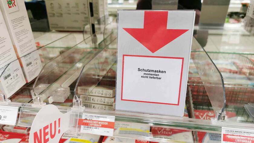 Schutzmasken: in Zeiten des Coronavirus zunehmend ausverkauft.