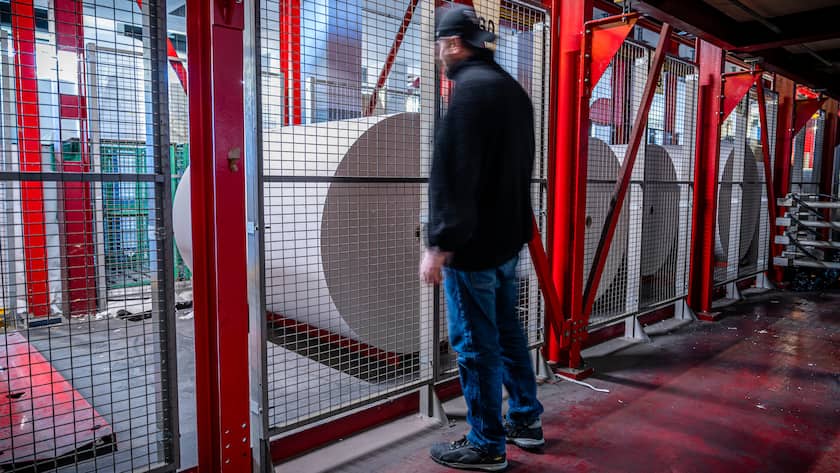 Papierrollen für die Printprodukte von der TX Group.