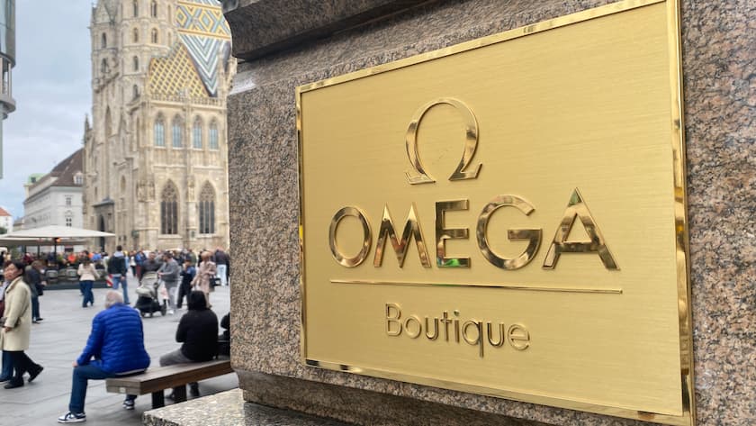 Boutique von Omega in der Innenstadt von Wien.