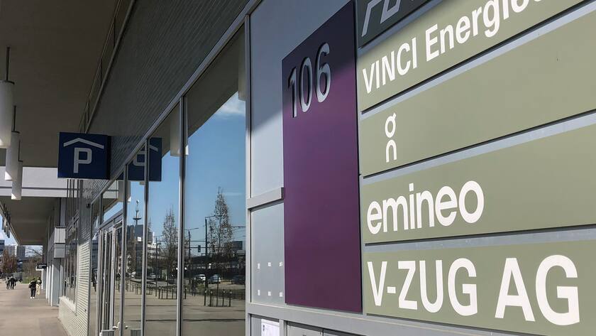 Unscheinbar: Sitz von On an der Pfingstweidstrasse in Zürich.