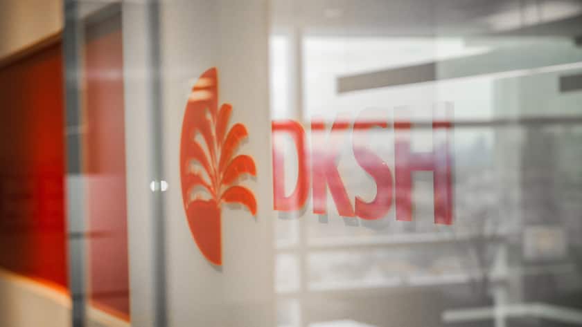 Das Logo von DKSH.