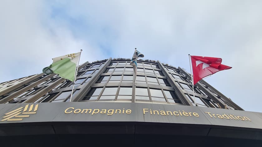 Sitz des Finanzdienstleisters Compagnie Financière Tradition in Lausanne.