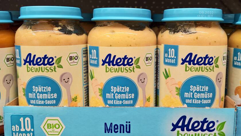 Babynahrung von Alete, einer Danone-Tochter (2024).
