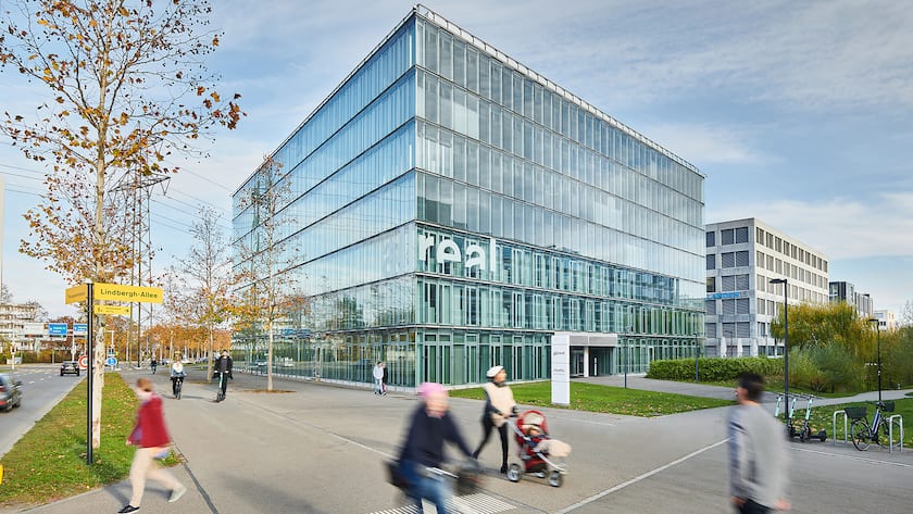 Der Firmensitz von Allreal.