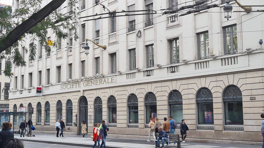 Gebäude der Société Générale in Lyon.