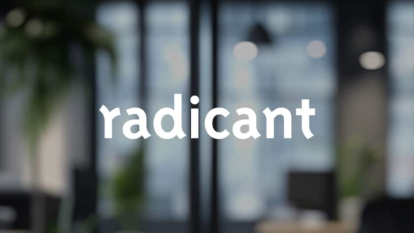 Das Logo von radicant.