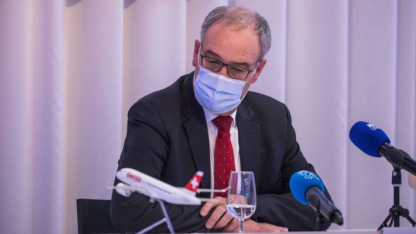 Guy Parmelin, Bundesrat und Vorsteher des Eidgenössischen Departements für Wirtschaft, Bildung und Forschung (WBF).