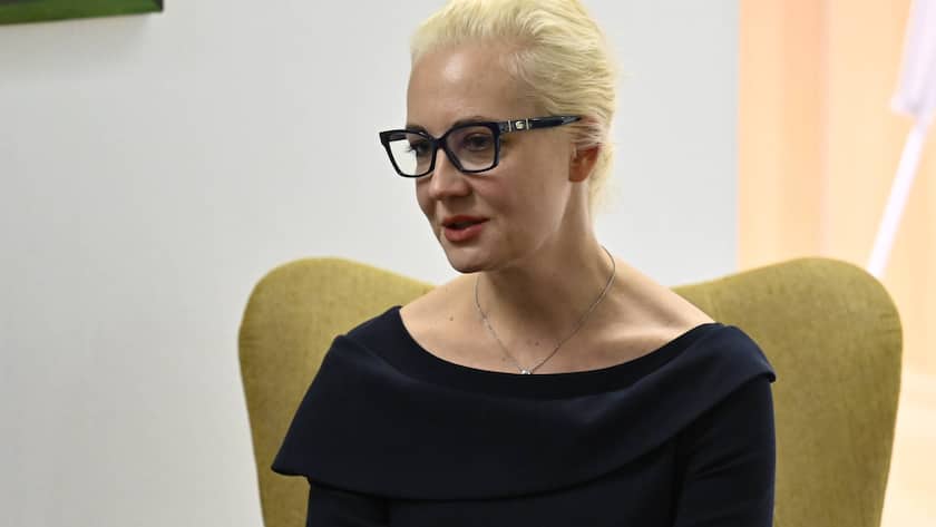 Yulia Navalnaya in Brüssel (19. Februar 2024).