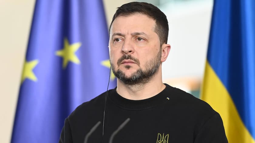 Der ukrainische Präsident Wolodymyr Selensky in Berlin, Deutschland (2024).