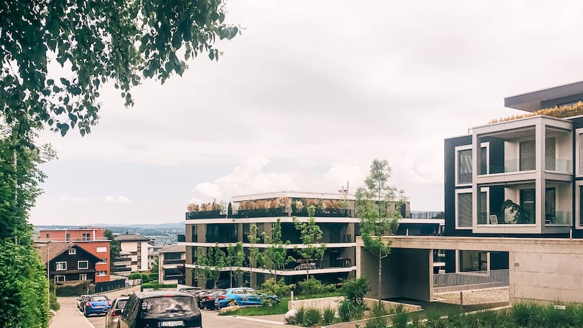 Wohnüberbauungen in Wollerau (SZ).