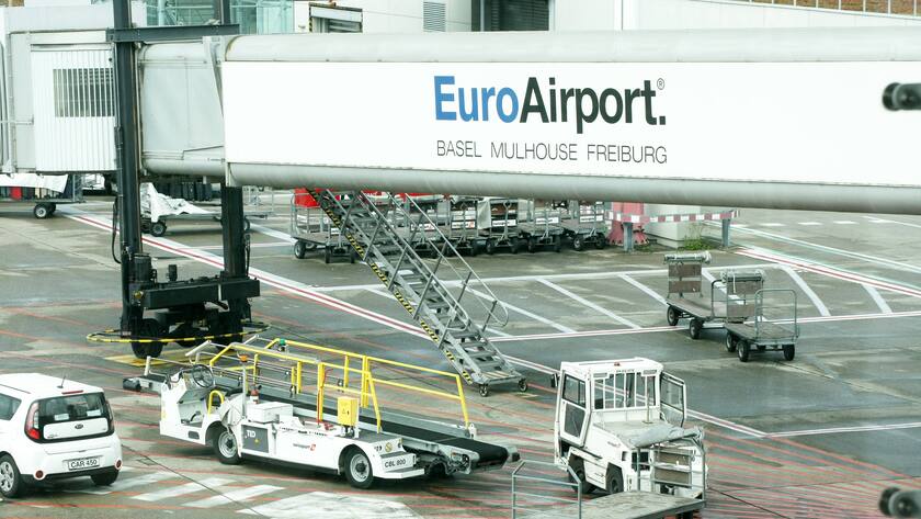 Der Euroairport am 14. Juni 2024.