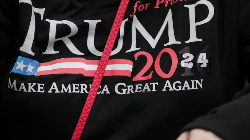 Eine Trump-Befürworterin.