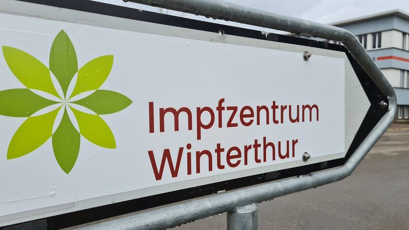 Das Impfzentrum Winterthur wird vom Kanton Zürich betrieben.