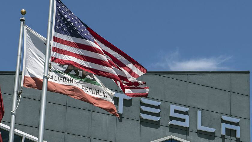 Tesla-Werk in Fremont in Kalifornien.