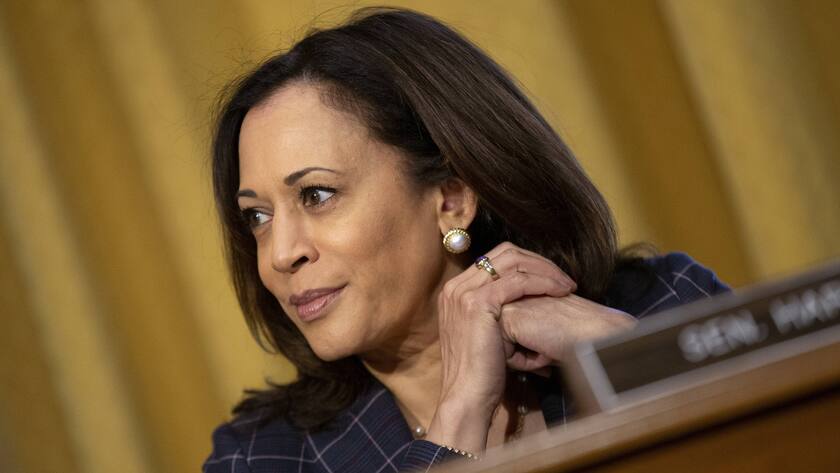 Die demokratische US-Senatorin Kamala Harris während eines Hearings am 22. Juli 2020.