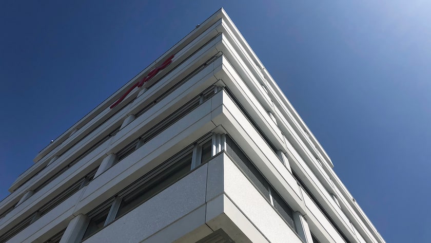 Sitz der Schweizer Börse SIX an der Pfingstweidstrasse in Zürich.