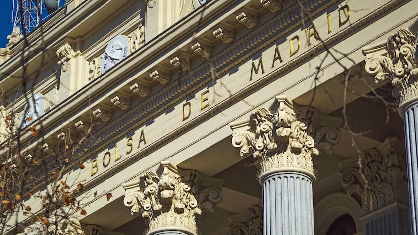 Die Börse von Madrid ist in einem palastartigen Bau domiziliert.