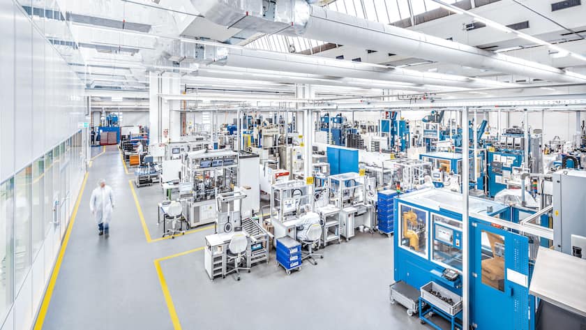 Ein Blick auf die sogenannte Lean-&-Clean-Fertigung am Standort Schattdorf