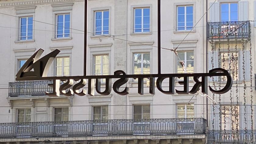Am Hauptsitz der Credit Suisse am Paradeplatz in Zürich.