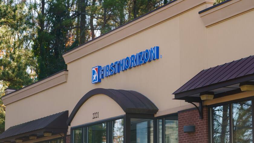 Die Filiale der First Horizon Bank Atlanta, USA (2023).