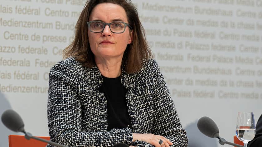 Marlene Amstad, Präsidentin der Schweizer Regulierungsbehörde Finma (2023).