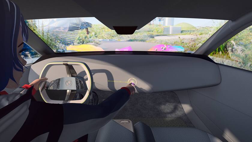 Innenraum des BMW-Konzeptautos i Vision Dee